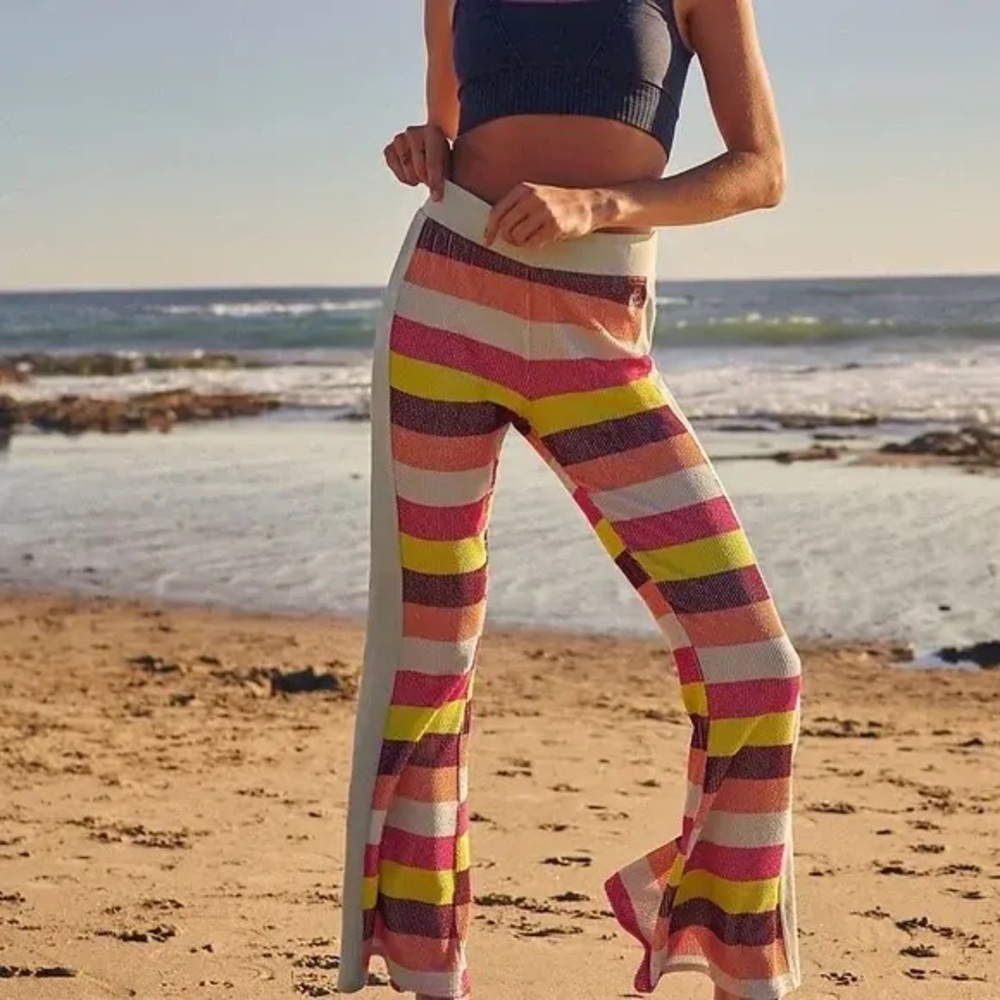 NWOT Free People Movement Melody Kick Flares